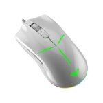 AULA F820 Wired White Gaming Mouse