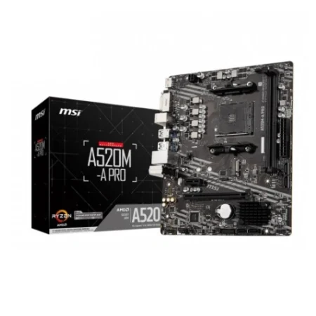 MSI A520M-A Pro AM4 AMD Micro-ATX Motherboard (1)