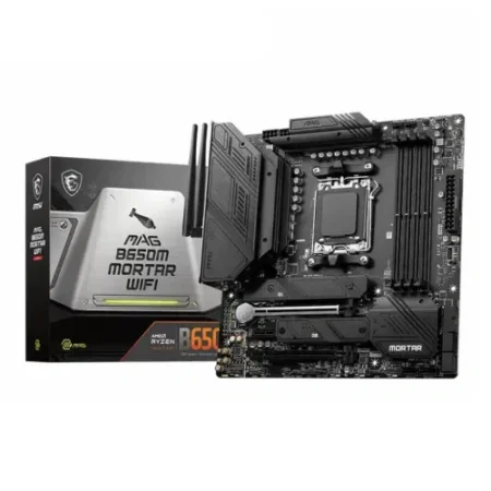 MSI MAG B650M MORTAR WIFI DDR5 AMD AM5 mATX Motherboard (1)